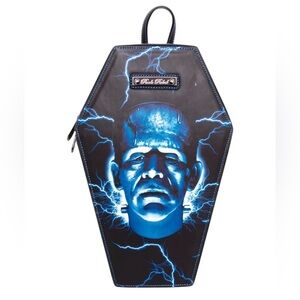 Rock Rebel Frankenstein Coffin Backpack